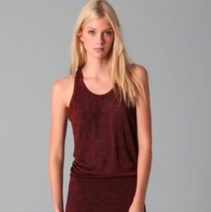 T By Alexander Wang Women's Maroon Maxi Dress